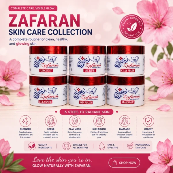 ZAFARAN (6-STEPS) FACIAL KIT