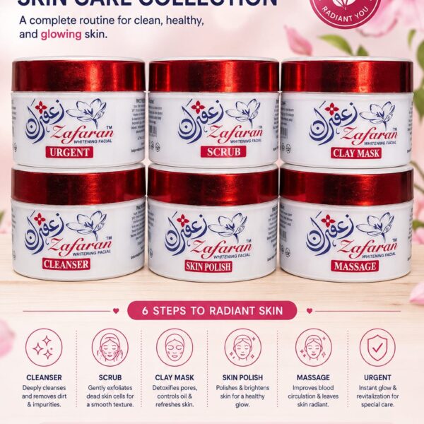 ZAFARAN (6-STEPS) FACIAL KIT