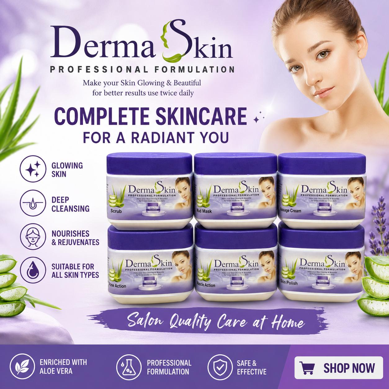 WhatsApp Image 2026-06-27 at 4.03.50 AM Derma Skin Professional Formulation Facial Kit (6-steps) - Image 1