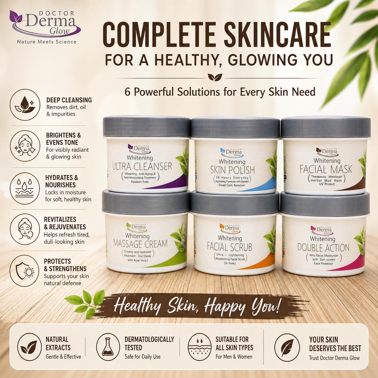 WhatsApp Image 2026-06-27 at 4.10.27 AM Doctor Derma Glow Whitening Facial Kit (6-steps) - Image 1