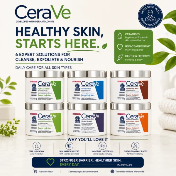 CeraVe Hydra 6-Step Facial Kit
