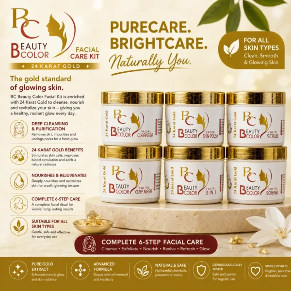 BC Beauty Color 24 Karat Gold Facial Care Kit