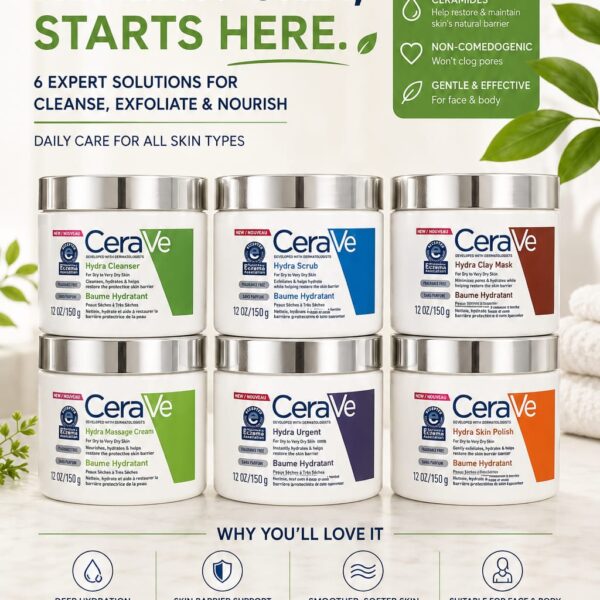 CeraVe Hydra 6-Step Facial Kit
